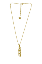 Load image into Gallery viewer, Pisces Zodiac Nameplate Necklace