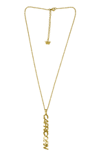 Load image into Gallery viewer, Capricorn Zodiac Nameplate Necklace