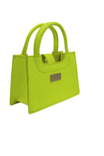 Load image into Gallery viewer, Bands Mini Handbag Lime Green Grande Dame