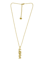 Load image into Gallery viewer, Libra Zodiac Nameplate Necklace